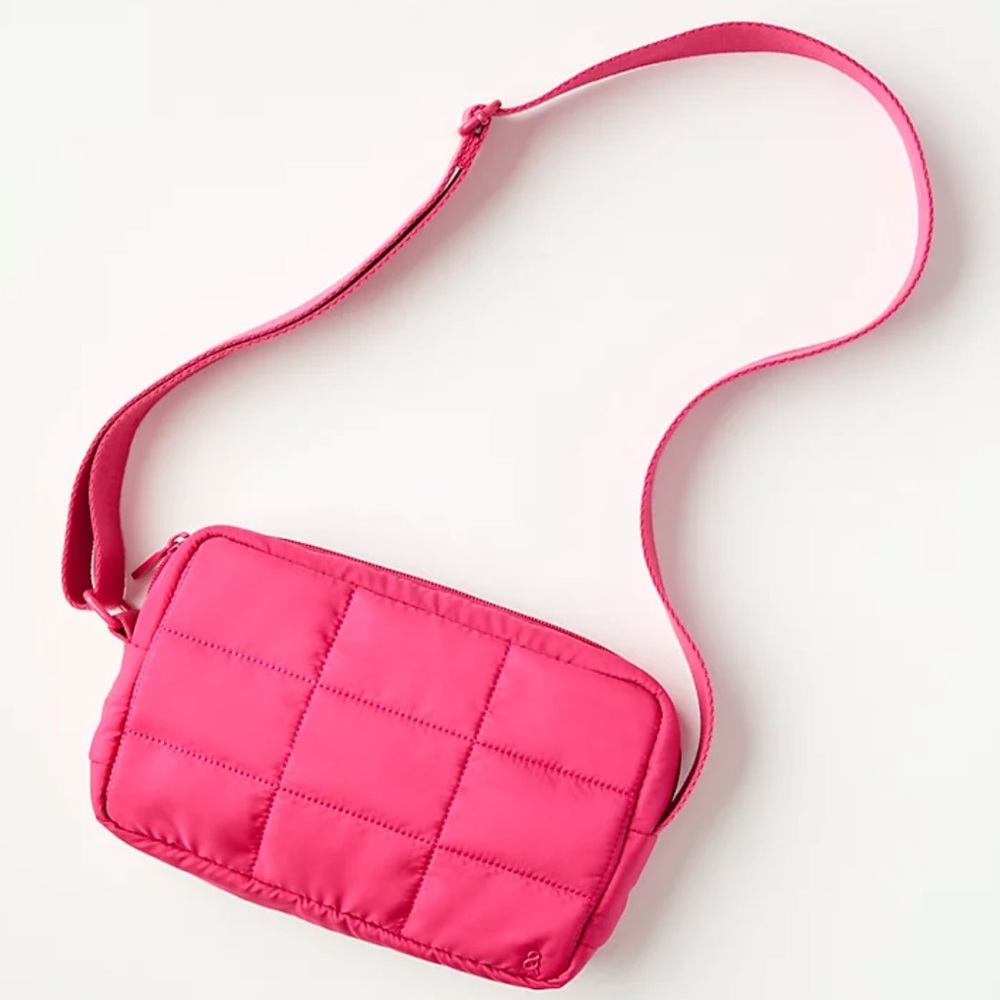 Lou & Grey Quilted Crossbody Bag in Razzle Dazzle l Versatile l Quilted l Soft